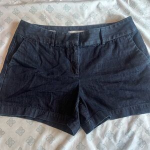 LOFT Dark Blue Jean Shorts